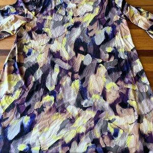 LOGO by Lori Goldstein Multicolor Abstract Tunic